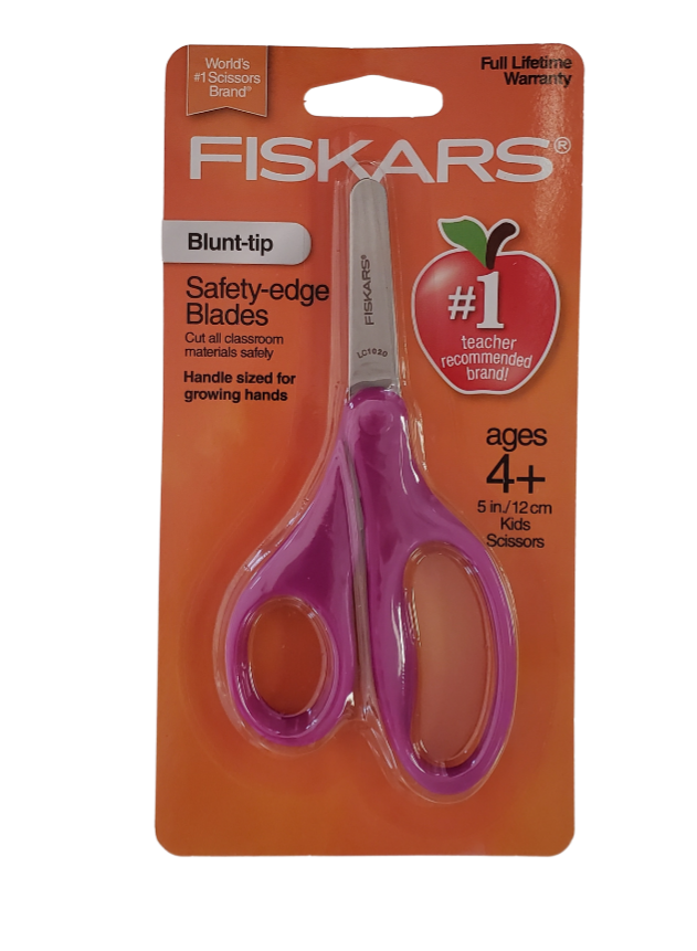 Kids Scissors Blunt-tip (5) Bulk - WEB (Purple) 