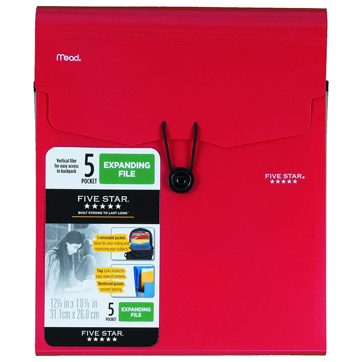 Nicky's® 4-Pocket Plastic Folder