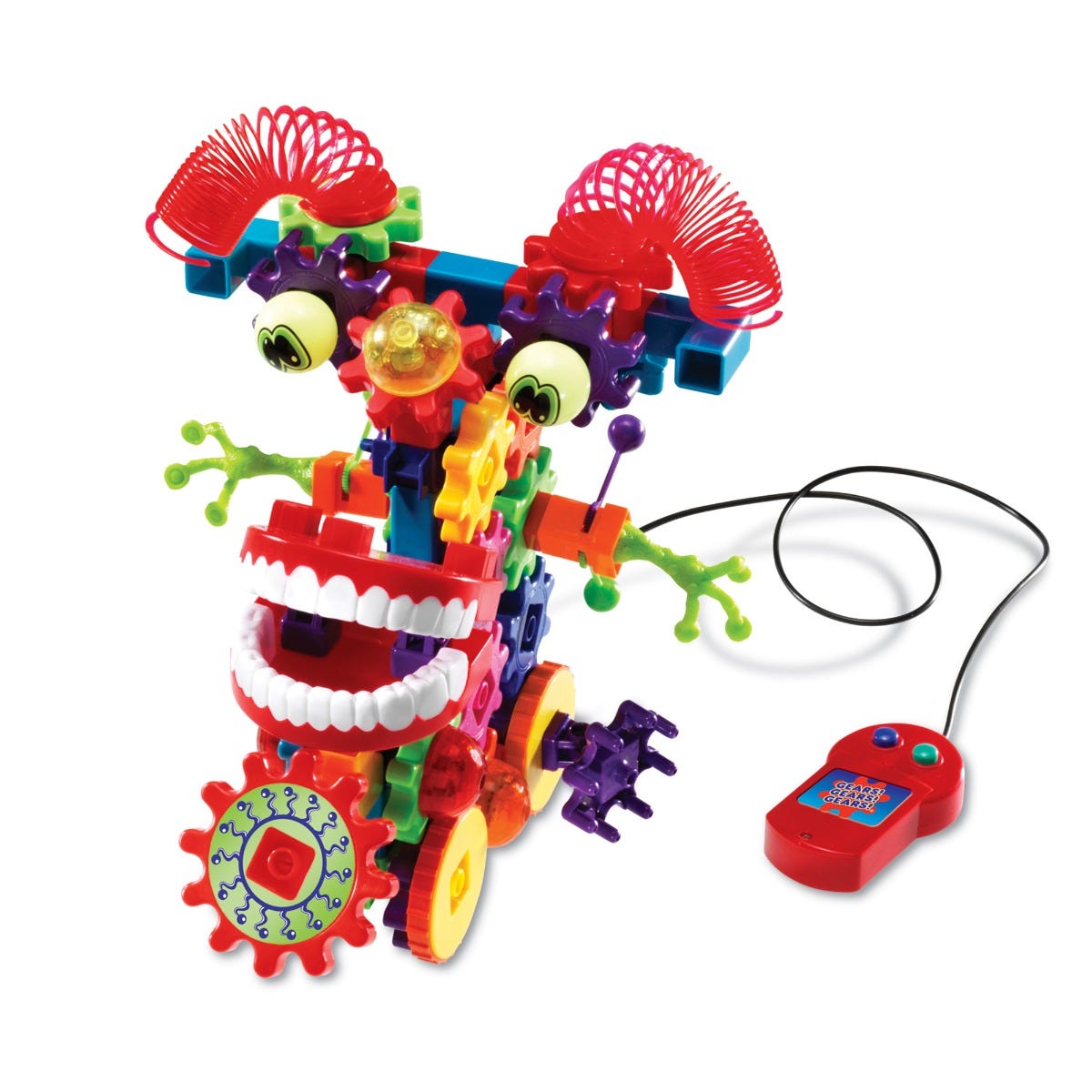 Learning Resources Gears! Gears! Gears! Motorized Wacky Wigglers Building  Set (LER 9202)