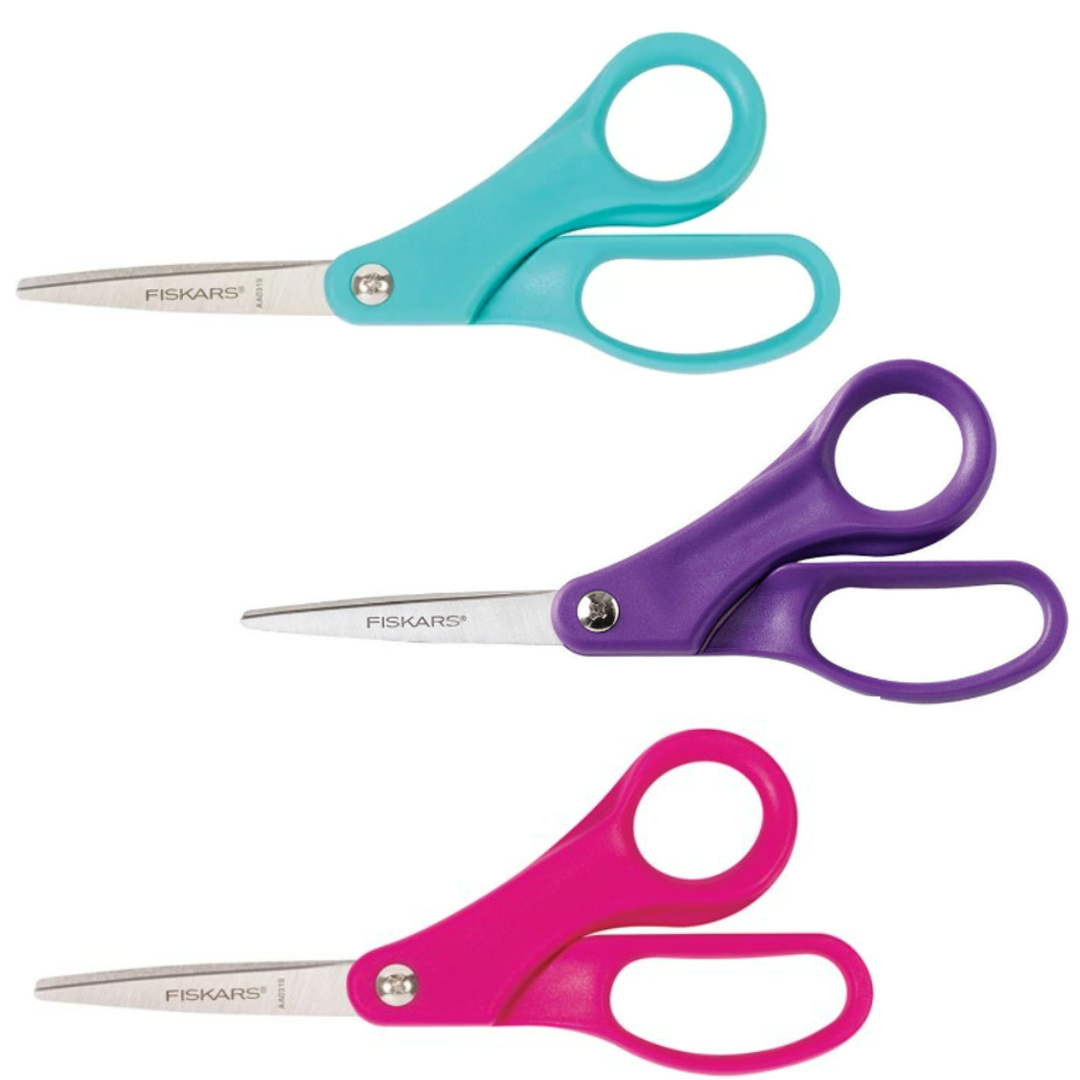 Fiskars Beginner Sewing Scissors, Choose Color (197043) – Ramrock School &  Office Supplies