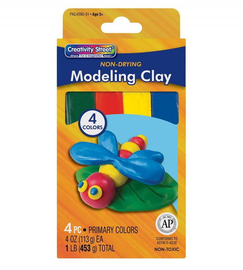Crayola Air Dry Clay 4-color Classpack