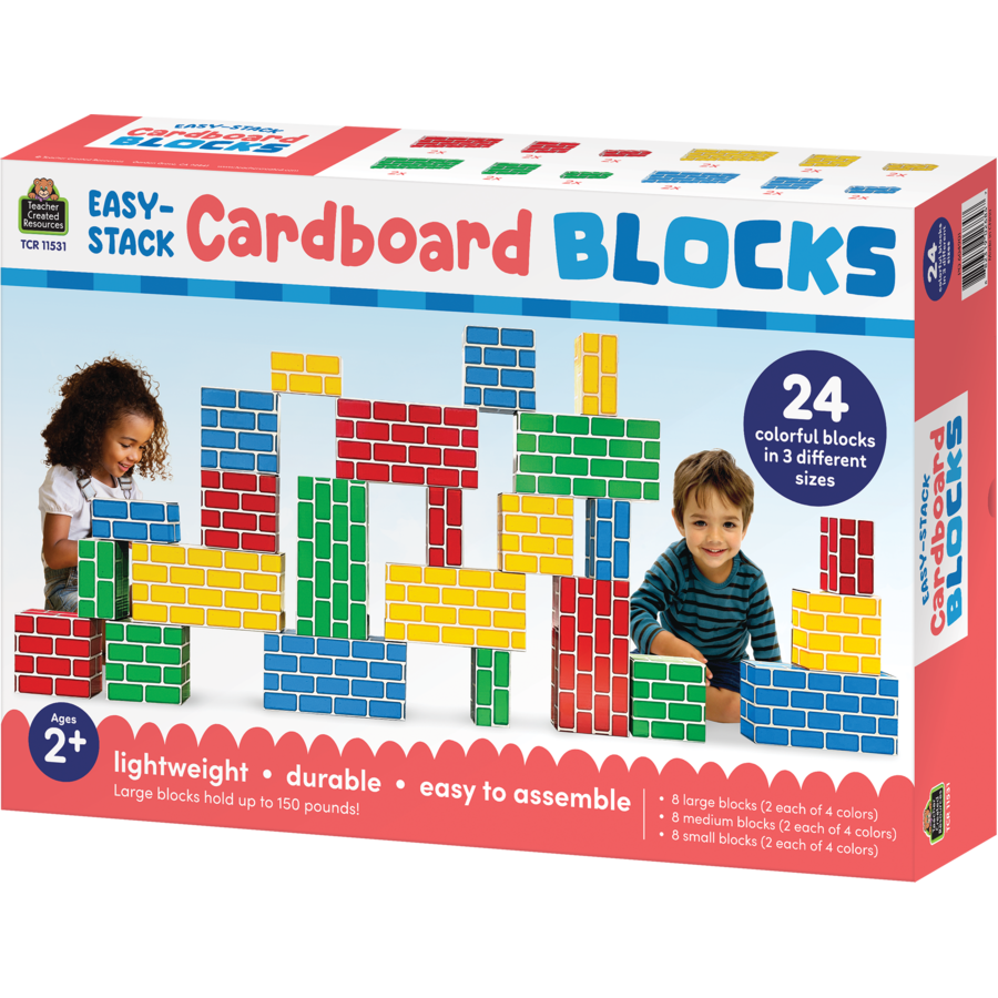 Teacher Created Resources Easy-Stack Cardboard Blocks (TCR 11531)