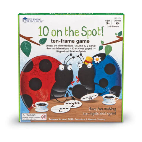 Learning Resources 10 On The Spot! Ten Frame Game (LER 1764)