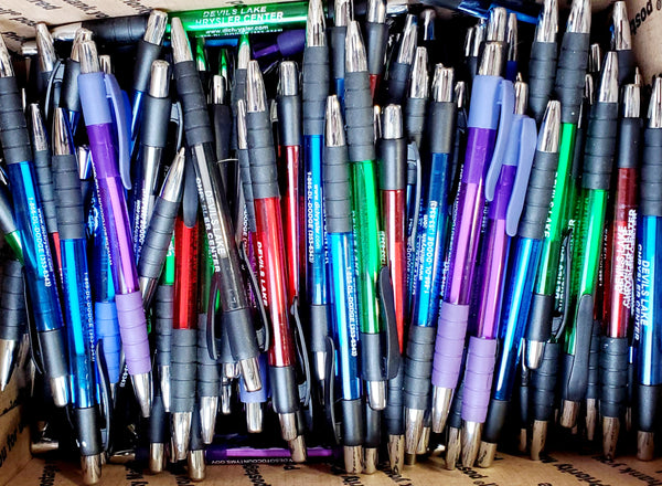 Bulk Lot of 125 Misprinted Retractable Ballpoint Pens  (Lot #2380)