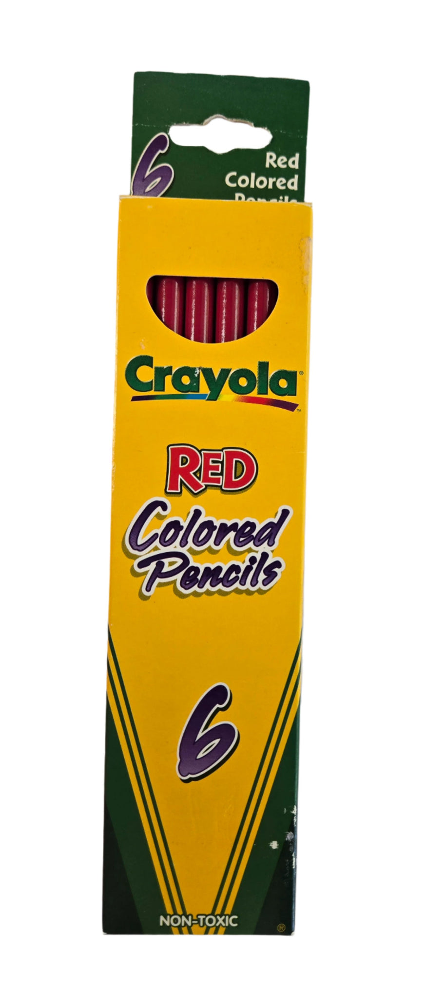 Crayola Red Colored Pencils, 6 Count (68-4109)