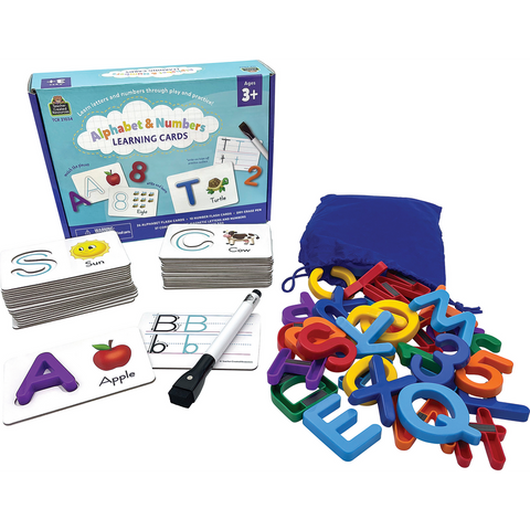 Teacher Created Resources Alphabet & Numbers Learning Cards (TCR 21034)