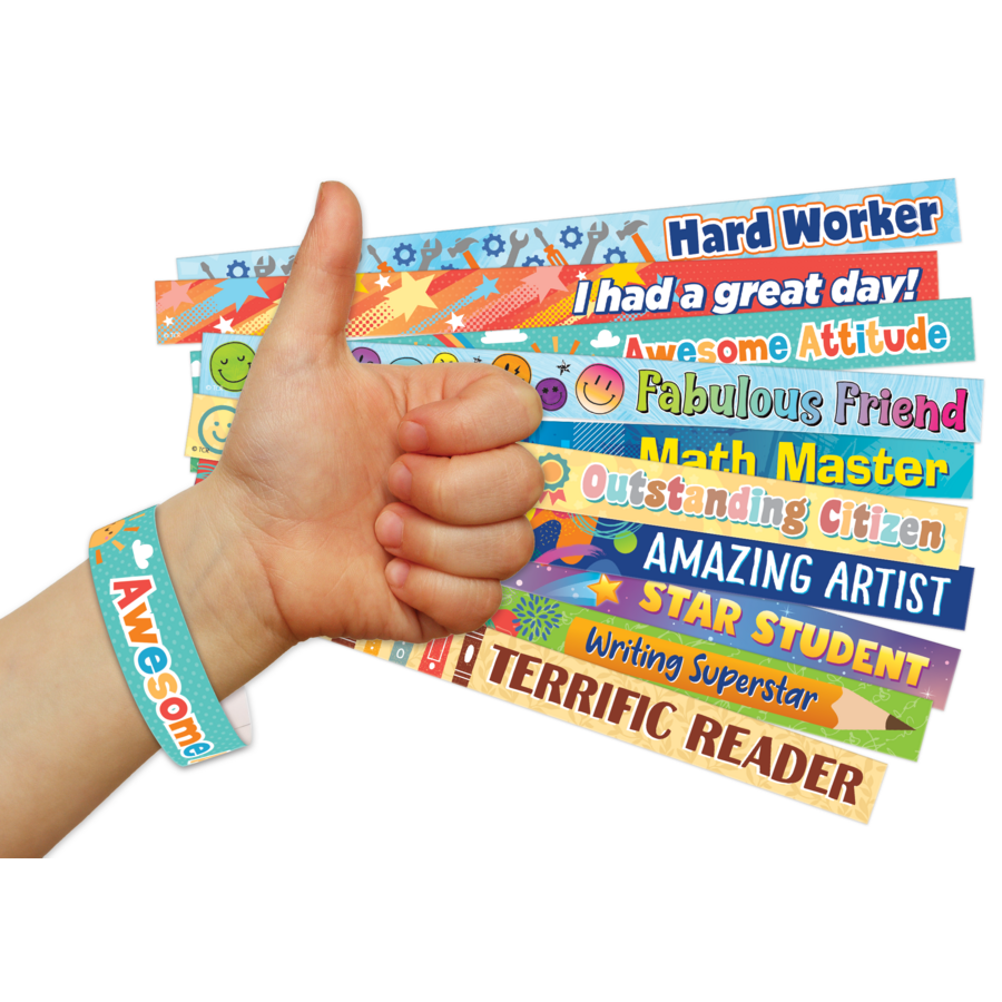 Teacher Created Resources Positive Reinforcement Brag Bracelets (TCR 21037)