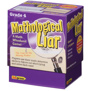 Teacher Created Resources Edupress Mathological Liar Game Grade 4 (EP 63397)