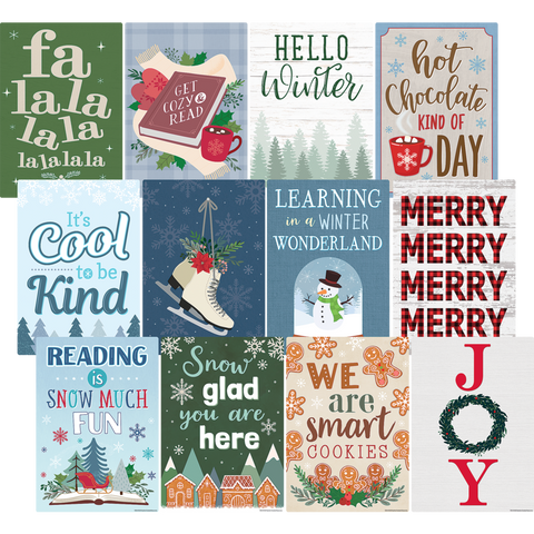 Teacher Created Winter Small Poster Pack (TCR 6110)