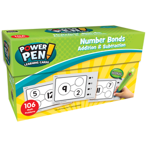 Teacher Created Resources Power Pen Learning Cards Number Bonds Addition and Subtraction (TCR 6720)