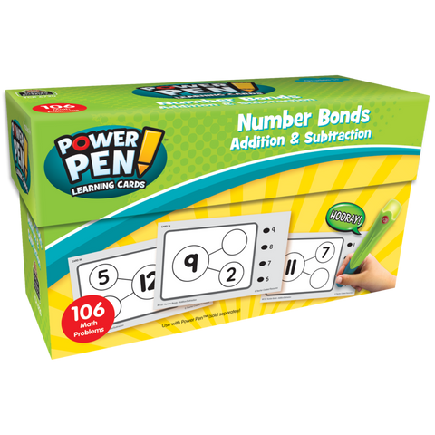 Teacher Created Resources Power Pen Learning Cards Number Bonds Addition and Subtraction (TCR 6720)