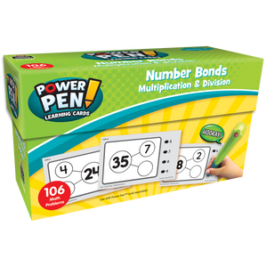 Teacher Created Resources Power Pen Learning Cards Number Bonds Multiplication and Division (TCR 6721)