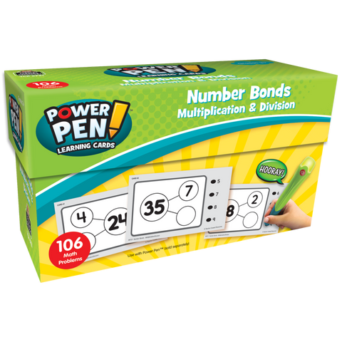 Teacher Created Resources Power Pen Learning Cards Number Bonds Multiplication and Division (TCR 6721)