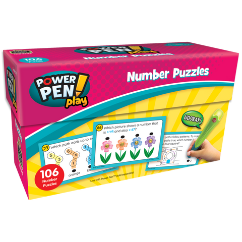 Teacher Created Resources Power Pen Play: Number Puzzles Grades 1-2 (TCR 6722)