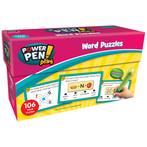 Teacher Created Resources Power Pen Play: Word Puzzles Grades 1-2 (TCR 6724)