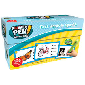 Teacher Created Resources Power Pen Learning Cards First Words in Spanish (TCR 6726)