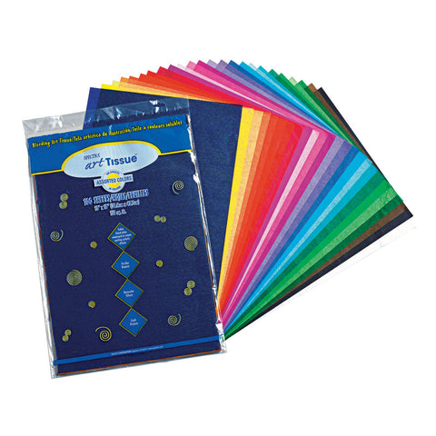 Pacon Bleeding Art Tissue 12"X 18" Assorted Colors 100 Sheets (PAC 59530)