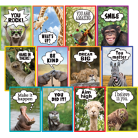 Teacher Created Resources Go Wild Animals Small Poster Pack (TCR 6824)