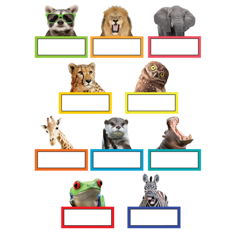 Teacher Created Resources Go Wild Animals  6" Accents, Pack of 30  (TCR 6854) (Copy)