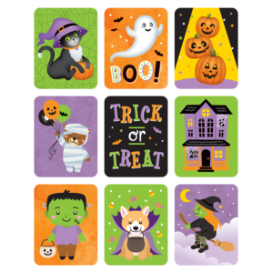 Teacher Created Large Halloween Stickers (TCR 6949)