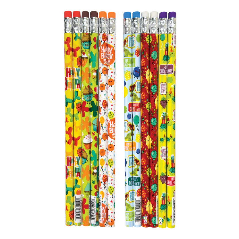 Raymond Geddes Wacky Whiffs Scented Birthday Pencils 72 Count (72092)