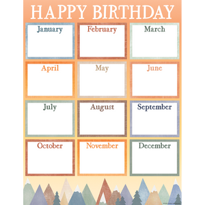 Teacher Created Resources Moving Mountains Happy Birthday Chart (TCR 7393)