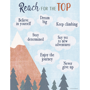 Teacher Created Resources Moving Mountains Reach for the Top Chart (TCR 7394)