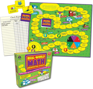 Teacher Created Resources Real World Math: Unexpected Events Game (TCR 7804)