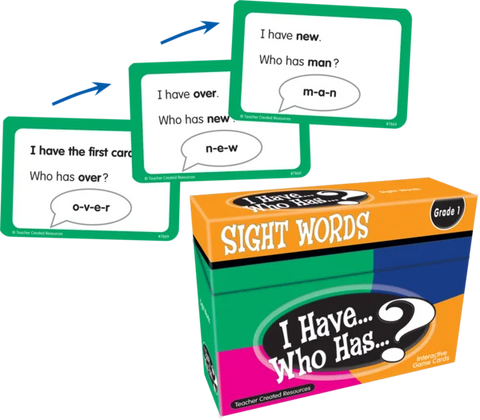 Teacher Created  Resources I Have, Who Has Sight Words Game Grade 1 (TCR 7869)