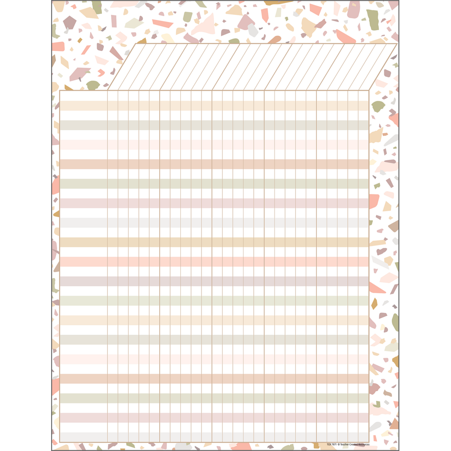 Teacher Created Resources Terrazzo Tones Incentive Chart (TCR 7871)