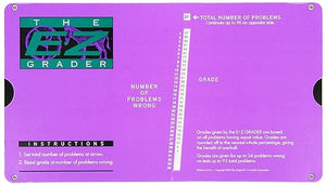 The Original E-Z Grader Teacher's Aid Scoring Chart, Purple (EZ 5703)