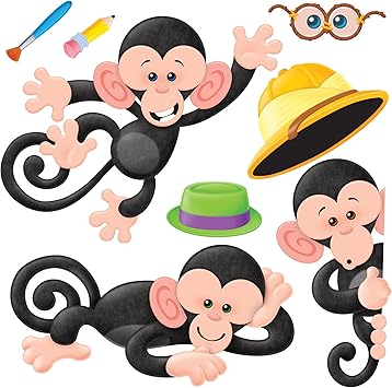 Trend Enterprises Monkey Mischief Bulletin Board Set (T 8201)