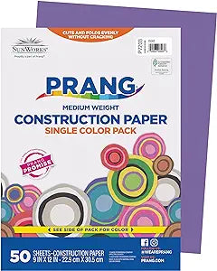 Prang Construction Paper, 9" X 12", 50 Sheets