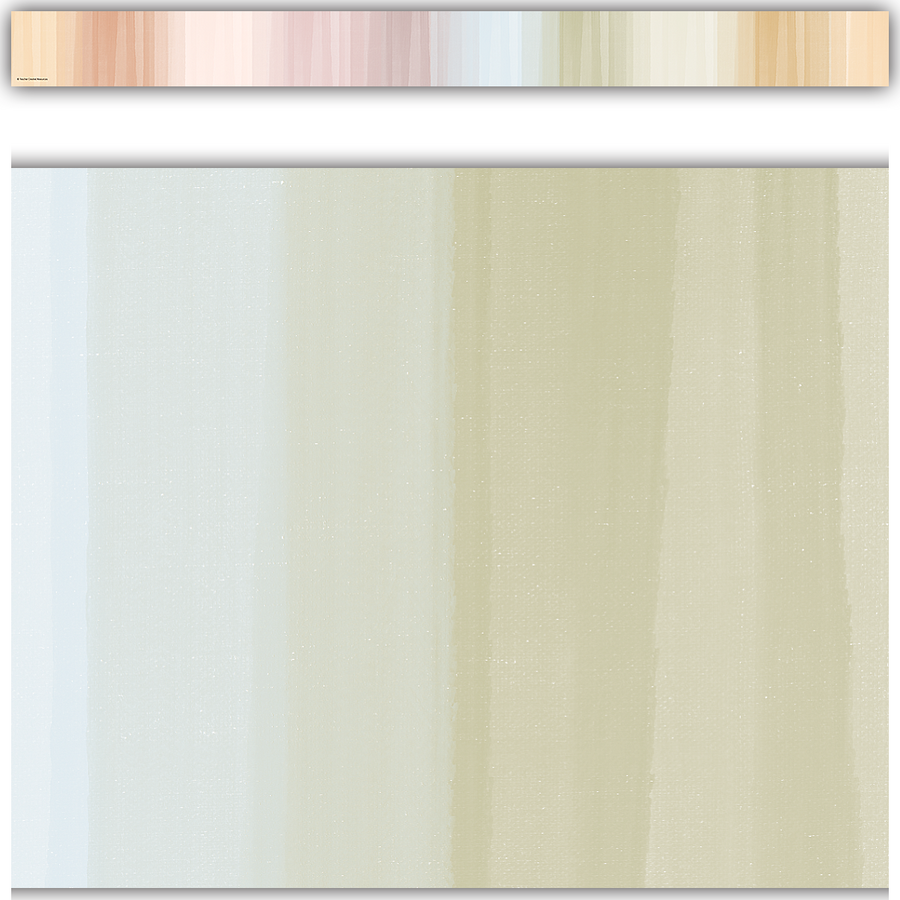 Teacher Created Resources Cool Tones Straight Border Trim (TCR 8327)