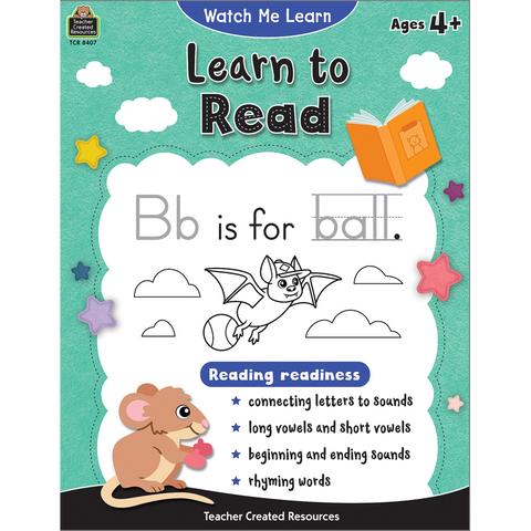 Teacher Created Resources Watch Me Learn: Learn to Read (TCR 8407)