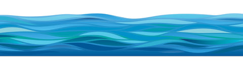 Eureka Seas the Day Waves Deco Trim (EU 845686)