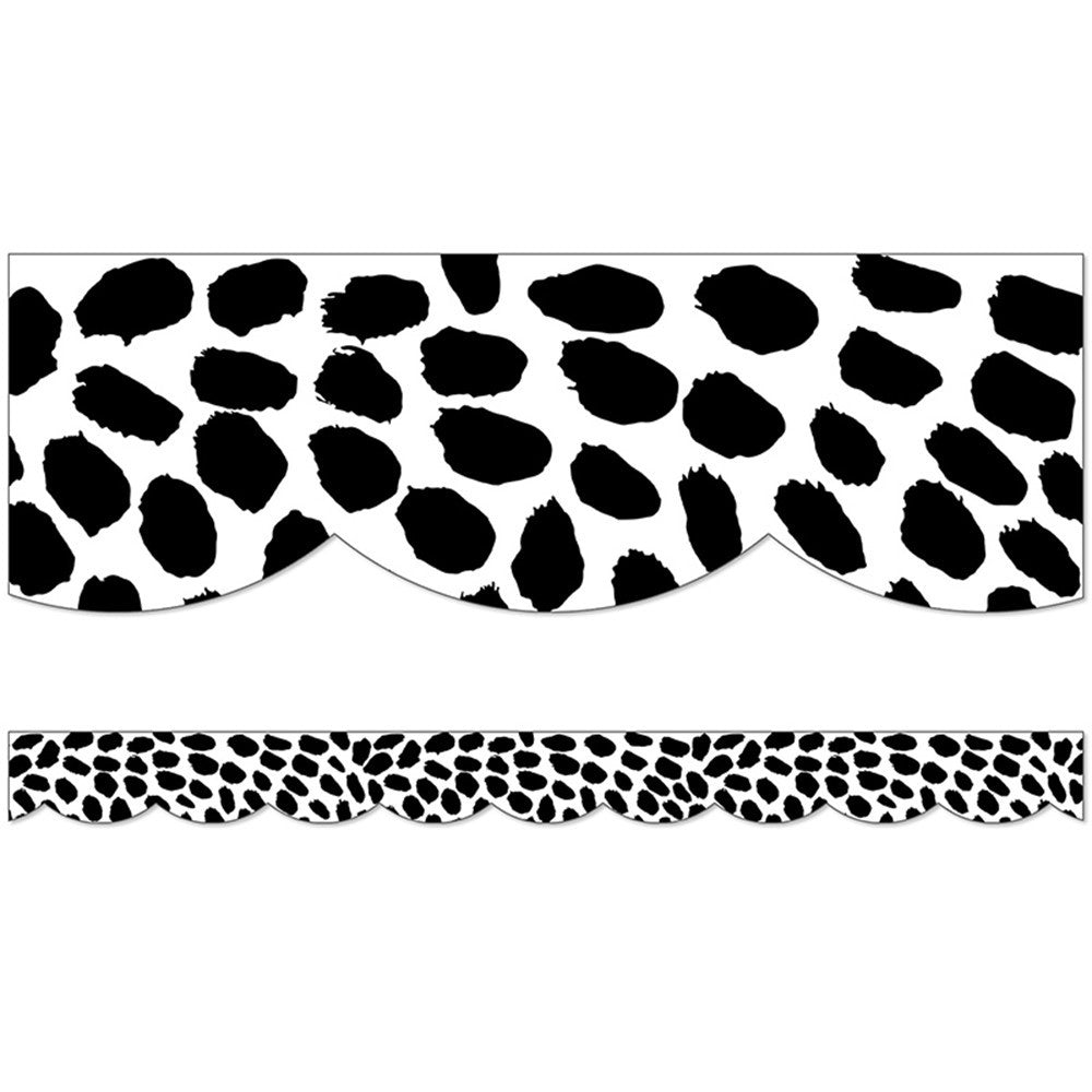 Carson Dellosa Simply Safari Dot Scalloped Border 39 Feet (CD 108462)