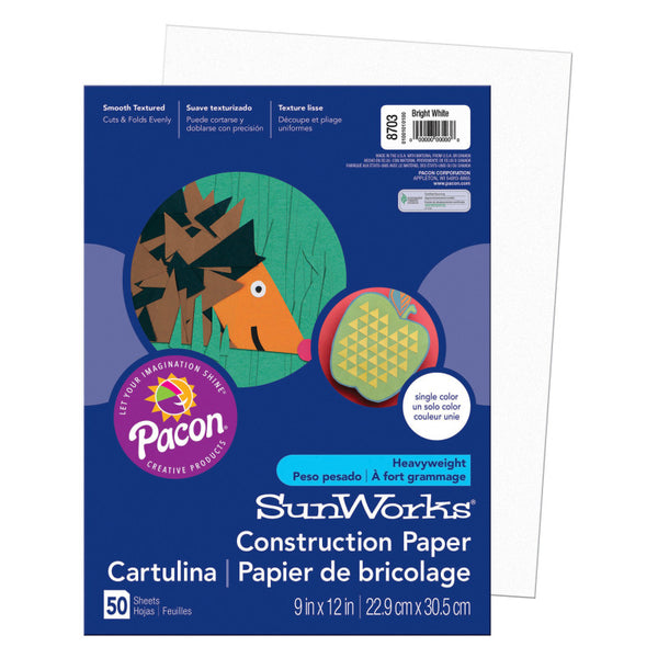 Prang Construction Paper, 9" X 12", 50 Sheets