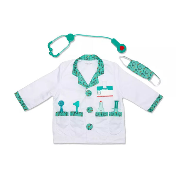 Melissa & Doug Doctor Costume, Ages 3-6 (LCI 4839)