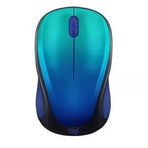 Logitech Design Limited Edition Wireless Optical Mouse, Aurora Blue (M317C)