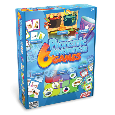 Junior Learning 6 Phonemic Awareness Games (JL 409)