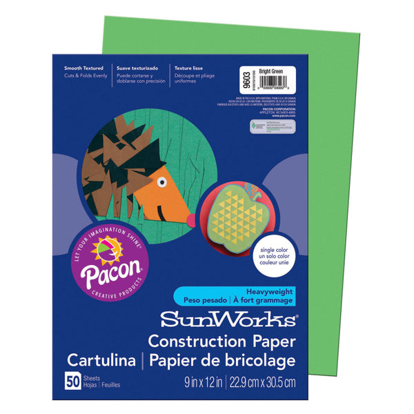 Prang Construction Paper, 9" X 12", 50 Sheets