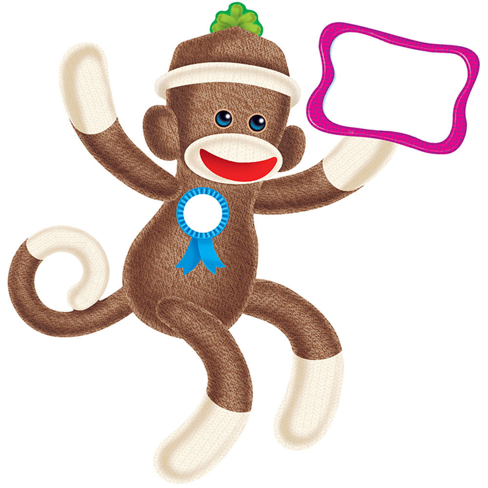 Trend Sock Monkeys Mini Bulletin Board Set (T 8763)