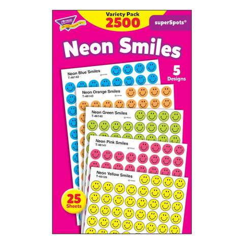 Trend Neon Smiles superSpots® Stickers Value Pack (T 1942)