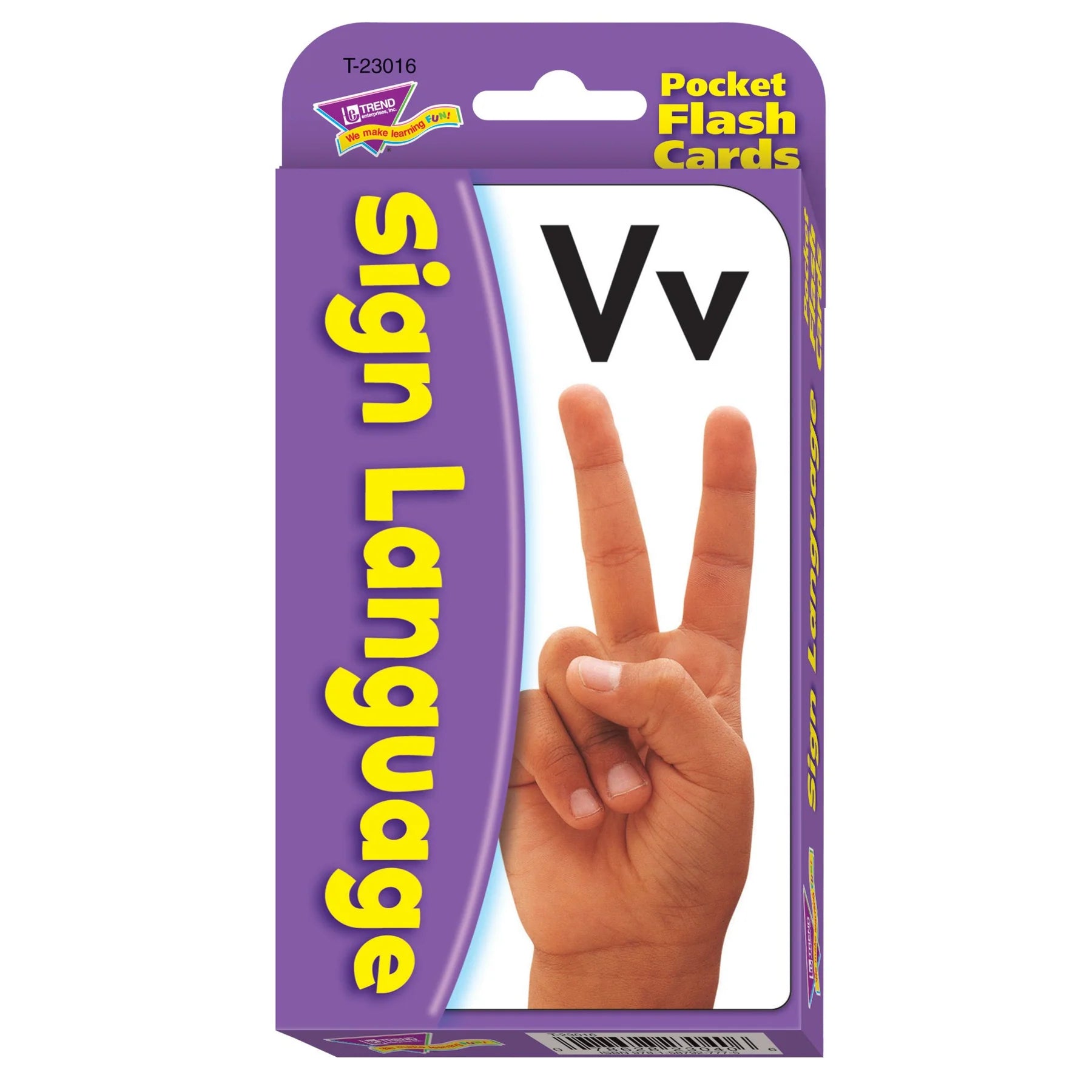 Trend Sign Language Pocket Flash Cards (T 23016)