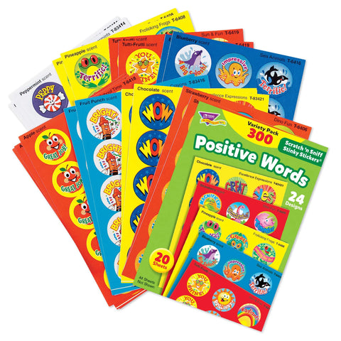 Trend Positive Words Scratch 'n Sniff Stinky Stickers (T 6480)