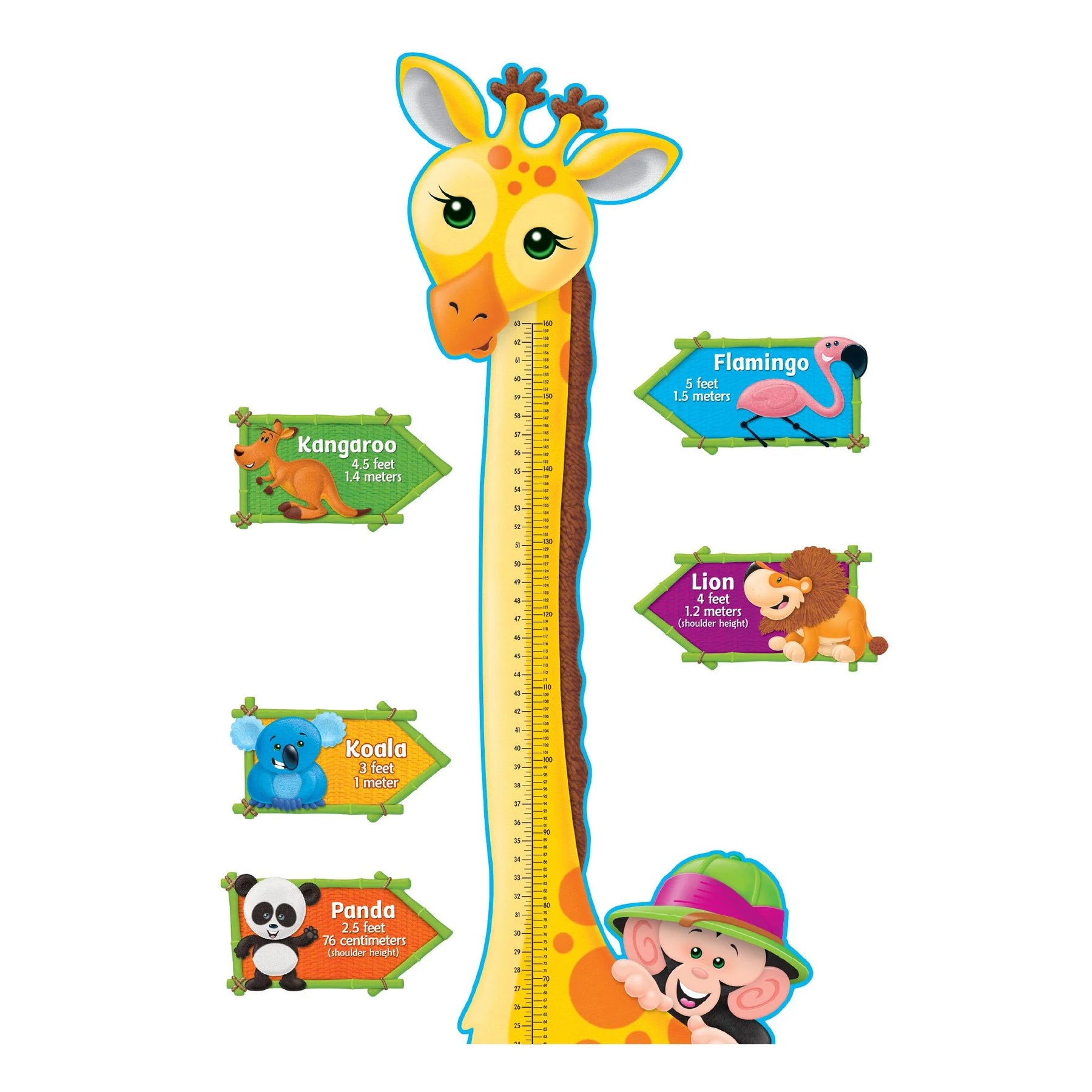 Trend Enterprises Giraffe Growth Chart Bulletin Board Set (T 8176)