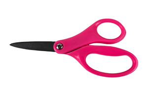 Fiskars Pointed-Tip Kids 5" Scissors, Pink (194300-1029)