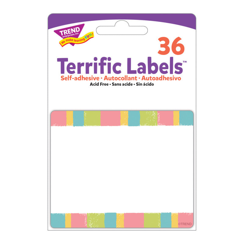 Trend Take Cheerful Stripes Terrific Labels (T 68130)