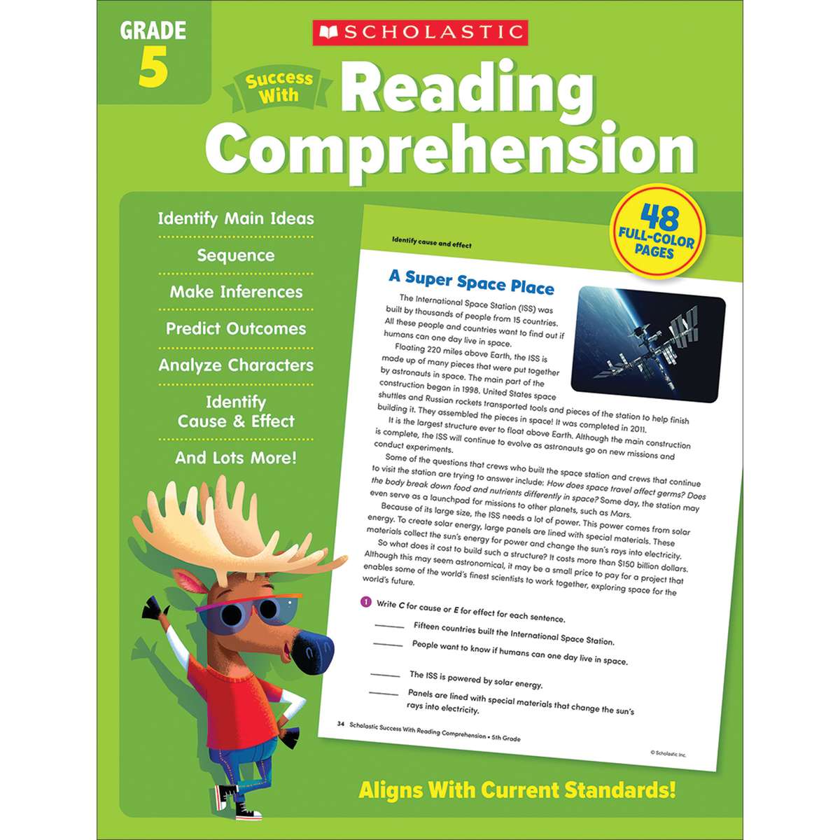 Scholastic Success With Reading Comprehension, Grade 5 (SC 735547)